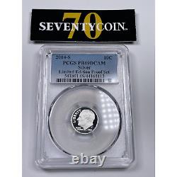 2014-w Limited Edition Proof Set Pcgs Pr69 Dcam Silver 8 Coin Set