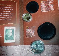 2015 COIN & CHRONICLES HARRY S TRUMAN SET. 999 Silver Medal Reverse Proof Dollar