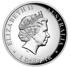 2015 High Relief Australian Kookaburra Kangaroo Koala Proof Silver 3-Coin Set