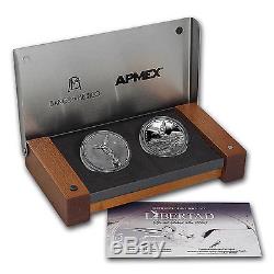 2015 Mexico 2-Coin Silver Libertad Proof/Reverse Proof Set ID#91150