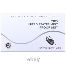 2015 S Proof Set 10 Pack Nice Original Boxes & COAs US Mint 140 Coin Lot