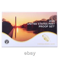 2015 S Proof Set 10 Pack Nice Original Boxes & COAs US Mint 140 Coin Lot