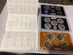 2015-S US Mint Silver Proof Set with COA & Box 14 Coins 90%