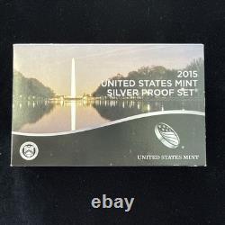 2015 United States Mint Silver Proof Set With COA