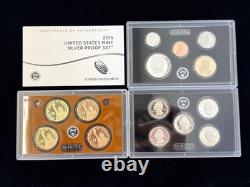 2015 United States Mint Silver Proof Set With COA