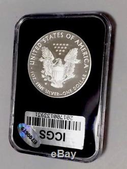 2016W American Proof Silver Eagle from the CONGRATULATIONS SET NEARLY PERFECT 69