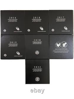 2016 2022 Limited Edition Silver Proof Sets