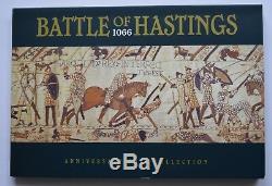 2016 50p Battle Hastings 1066 Anniversary Silver Proof Bar Coin Collection Set