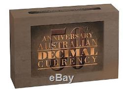 2016 50th ANNIVERSARY OF AUSTRALIAN DECIMAL CURRENCY Silver Proof 2 Coin Set