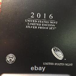 2016 8-PC Limited Edition Silver Proof Set with 2016W Silver Eagle (49,647minted)