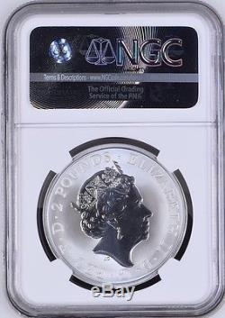 2016 Britannia 2 Coin Special Silver Set Reverse & Proof NGC PF69 ER Limited 500