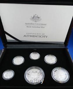 2016 FINE SILVER PROOF YEAR COIN SET 50th ANNIVERSARY OF DECIMAL CURRENCY