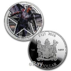 2016 Fiji 6-Coin Proof Silver Captain America Civil War Set SKU #97884