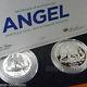 2016 Isle Of Man Proof & Reverse Silver Angel 2 Coin Set Limited To Only 500