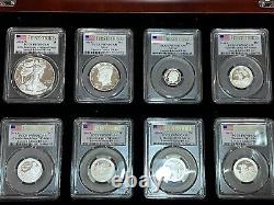 2016 Limited Edition Set PCGS PR70DCAM silver proof set with lettered edge Eagle