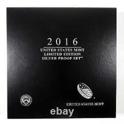 2016 Limited Edition Silver Proof 8 Coin Set OGP COA SKUCPC3664