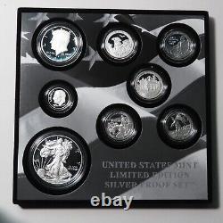 2016 Limited Edition Silver Proof Set 8 Coin with Box & COA
