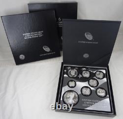 2016 Limited Edition Silver Proof Set US Mint 8 Coins OGP American Silver Eagle