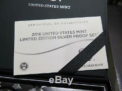 2016 Limited Edition United States Mint Silver Deep Cameo Proof Set Cheap