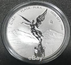 2016 Mexico 2-Coin Silver Libertad Proof/Reverse Proof Set With COA