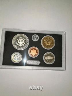 2016 S US Mint Silver Proof Set With Box & COA