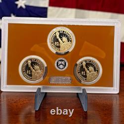 2016-S US Mint Silver Proof Set with COA & Box 13 Coins 90% United States