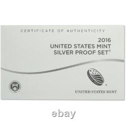 2016 Silver Proof Set U. S. Mint Original Government Packaging OGP COA
