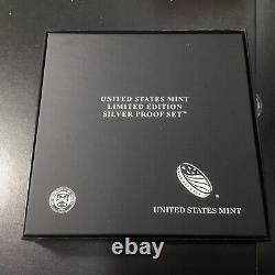 2016 US MINT LIMITED EDITION SILVER PROOF SET SPOT FREE 8 COIN with BOX & COA