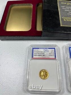 2016 US Mint Gold Mercury Dime, Centennial GOLD & SILVER Set, EXQUISITE PROOF