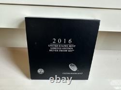 2016 US Mint Limited Edition Silver Proof Set (16RC) Includes COA