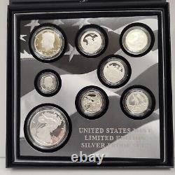2016 US Mint Limited Edition Silver Proof Set Box & COA