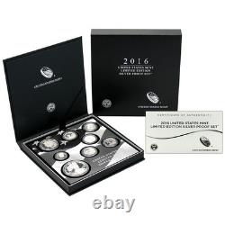 2016 US Mint Limited Edition Silver Proof Set OGP Proof Silver Eagle 8 Coins