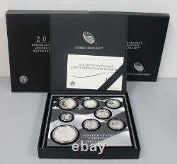 2016 United States Mint Limited Edition Silver Proof 8 Coin Set