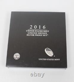 2016 United States Mint Limited Edition Silver Proof 8 Coin Set