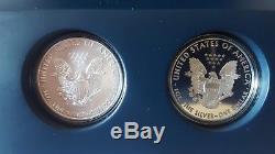 2016 W 30th Anniversary American Eagle Proof Set In Mint Box Lettered Edge