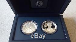 2016 W 30th Anniversary American Eagle Proof Set In Mint Box Lettered Edge