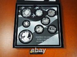 2016 W Proof Silver Eagle Limited Edition Proof Set 16rc In Ogp