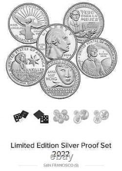 2017-2023 Limited Edition Silver Proof Sets, 7 Flawless Sets Free Shipping