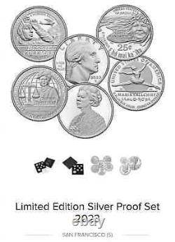 2017-2023 Limited Edition Silver Proof Sets, 7 Flawless Sets Free Shipping