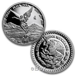 2017 5 Coin Mexican LIBERTAD Silver Proof 1 oz 1/2 oz 1/4 oz 1/10 1/20 Box Set