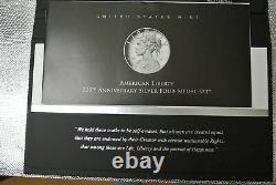 2017 American Liberty 225th Anniversary Silver Four-Medal Set (withBox and COA)
