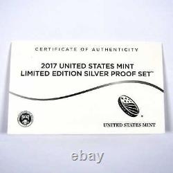 2017 Limited Edition Silver 8 Piece Proof Set OGP COA SKUCPC3715