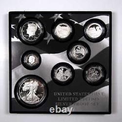 2017 Limited Edition Silver Proof 8 Coin Set OGP COA SKUCPC2789
