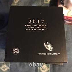 2017 Limited Edition Silver Proof Set (17RC) 1 oz Proof S Mint Silver Eagle OGP