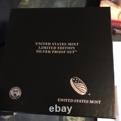 2017 Limited Edition Silver Proof Set (17RC) 1 oz Proof S Mint Silver Eagle OGP