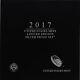 2017 Limited Edition Silver Proof Set Black Box & Coa 7 Coins And Silver Eagle