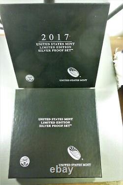 2017 Limited Edition Silver Proof Set OGP