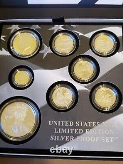 2017 Limited Edition Silver Proof Set and 2017 Silver Proof Set. COA for both