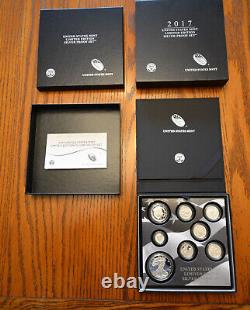 2017 Limited Edition Silver Proof Set in OGP with 1 Troy oz Silver American Eagle