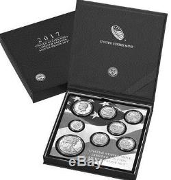 2017 Limited Edition Silver Proof Set w RARE S Mint Proof Silver Eagle IN STOCK
